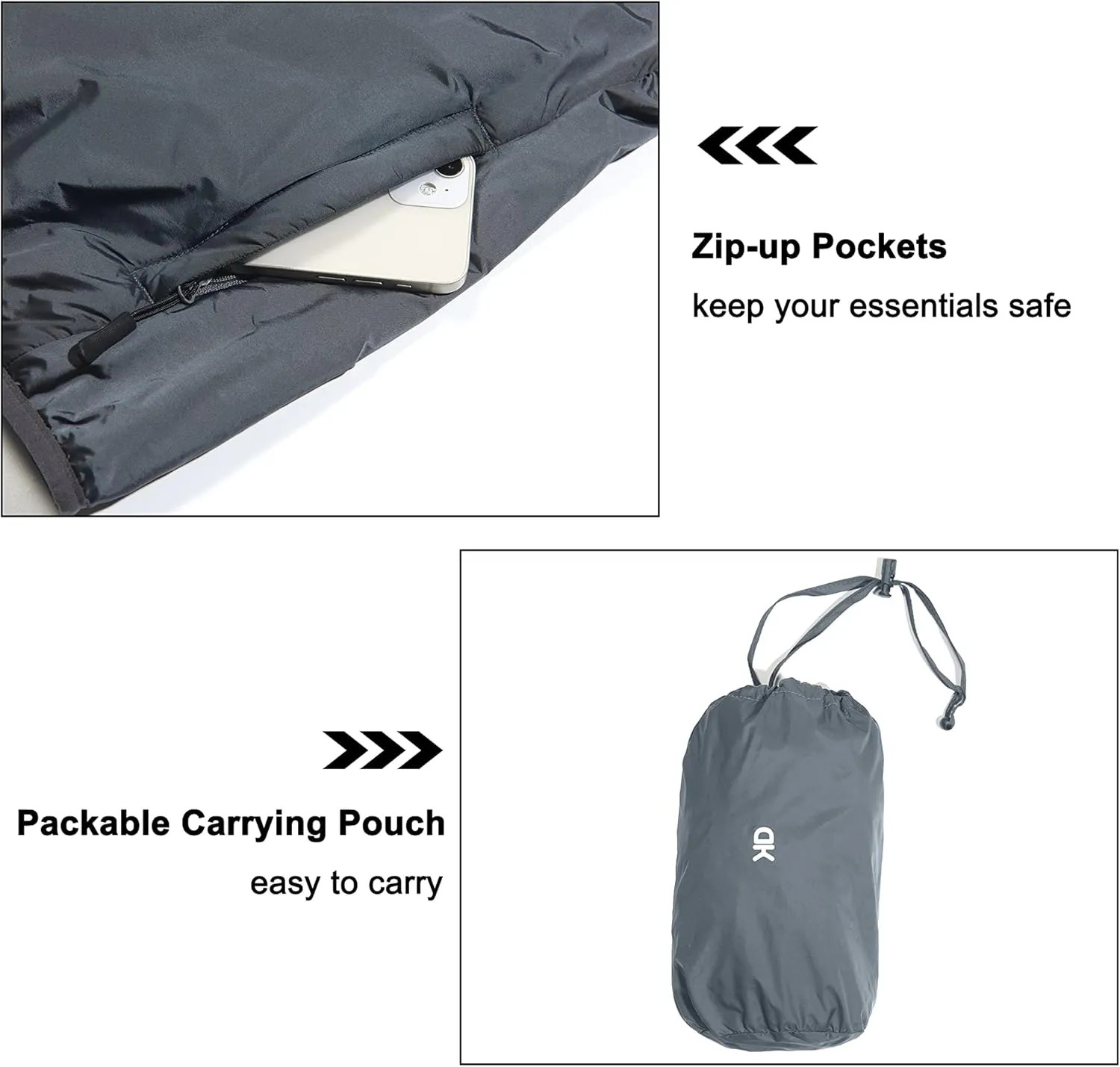 Little Donkey Andy Women's Packable Lightweight Running Jacket Water Resistant Hooded Windbreaker for Hiking Cycling Camping