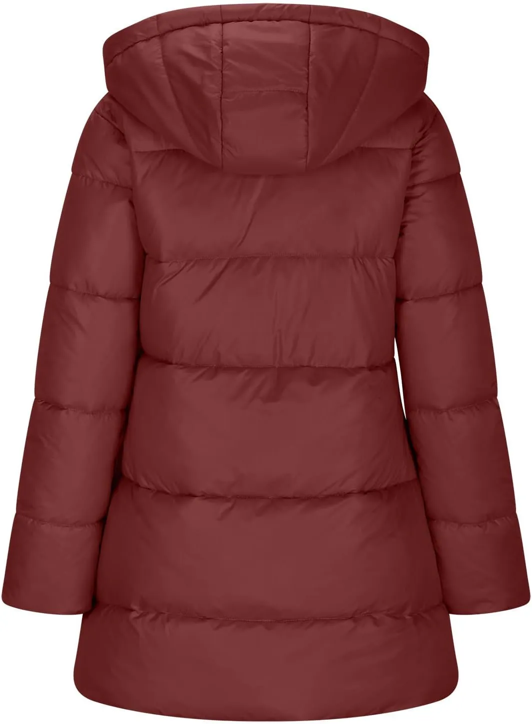 Long Winter Coats For Women Fleece Lined Warm Long Puffer Jacket Thicken Parka Outwear With Hood Down Quilted Jackets