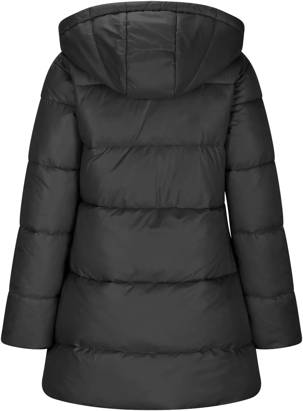 Long Winter Coats For Women Fleece Lined Warm Long Puffer Jacket Thicken Parka Outwear With Hood Down Quilted Jackets