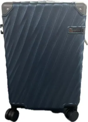 Luggage sets 3 piece with Spinner Wheels, PC ABS Hard Shell Travel Luggage, Carry On suitcase with TSA Lock,YKK Zippers,Charcoal Metallic (Navy, 3 Piece Sets(20/24/28))