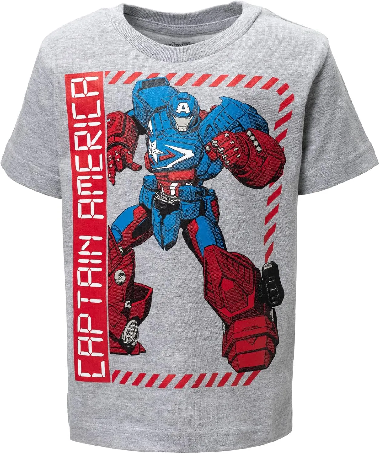 Marvel Avengers Spider-Man Mech Strike 4 Pack Cosplay Athletic T-Shirts Toddler to Big Kid Sizes (2T - 18-20)