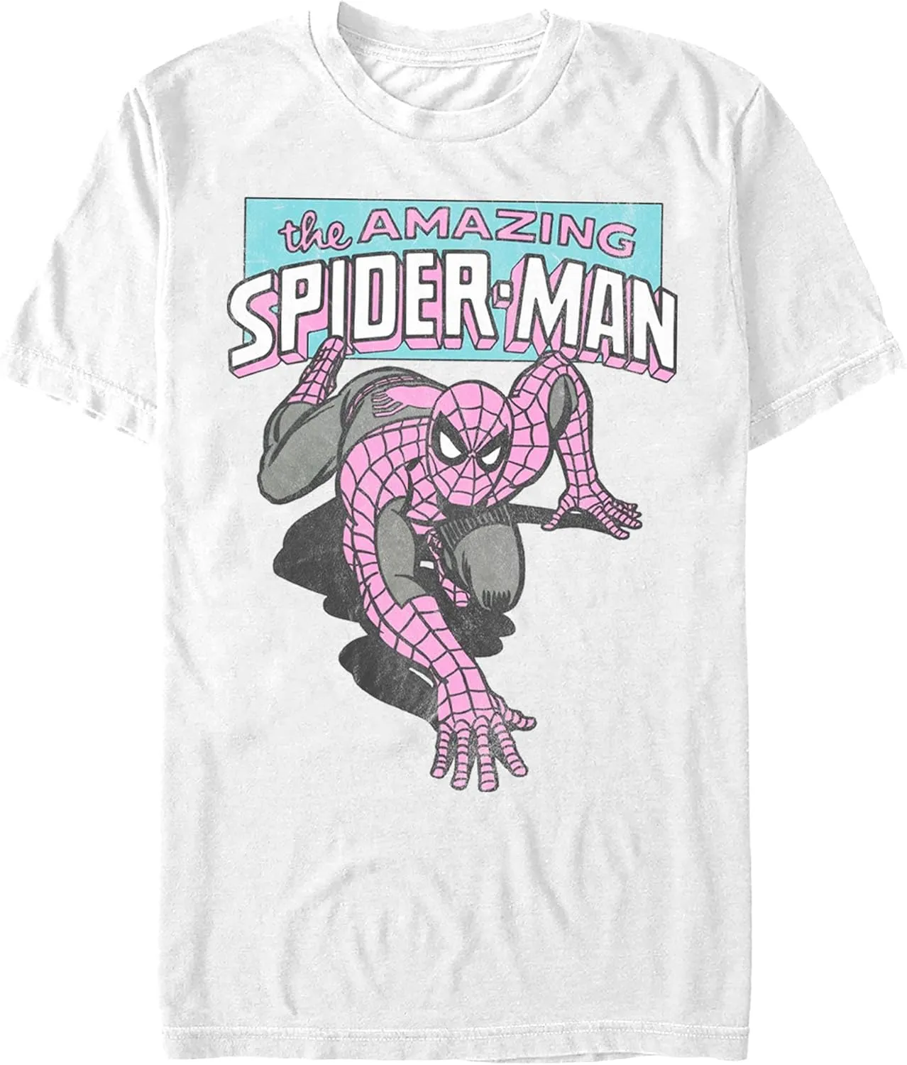 Marvel Comics Retro Classic Amazing Spidey Young Men's Short Sleeve Tee Shirt