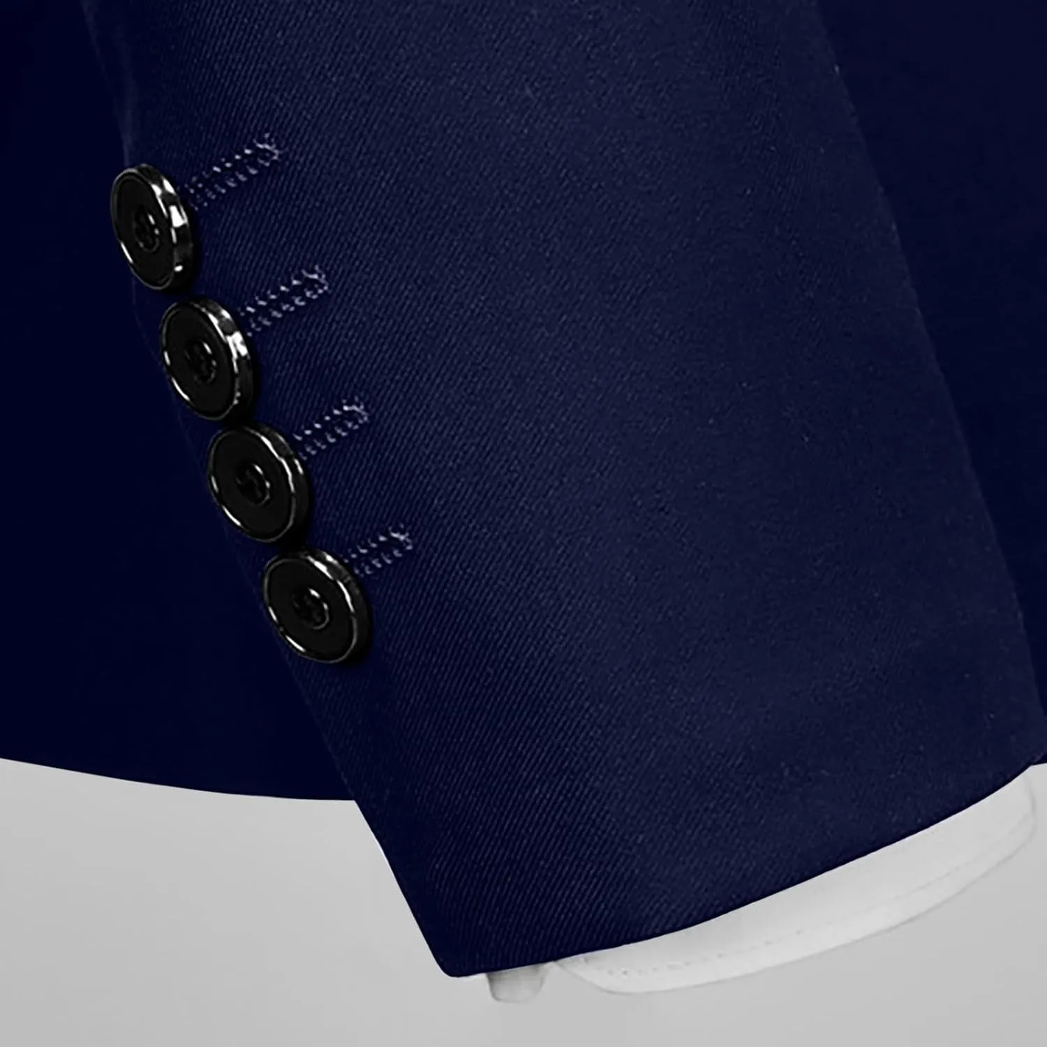 Men's Casual Blazer Notched Lapel Suit Jackets Classic Two Button Lightweight Business Sport Coat for Wedding Party
