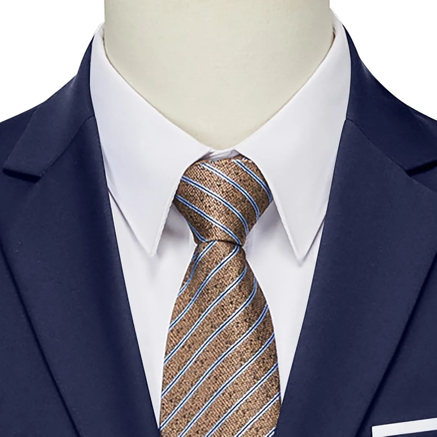 Men's Casual Blazer Notched Lapel Suit Jackets Classic Two Button Lightweight Business Sport Coat for Wedding Party