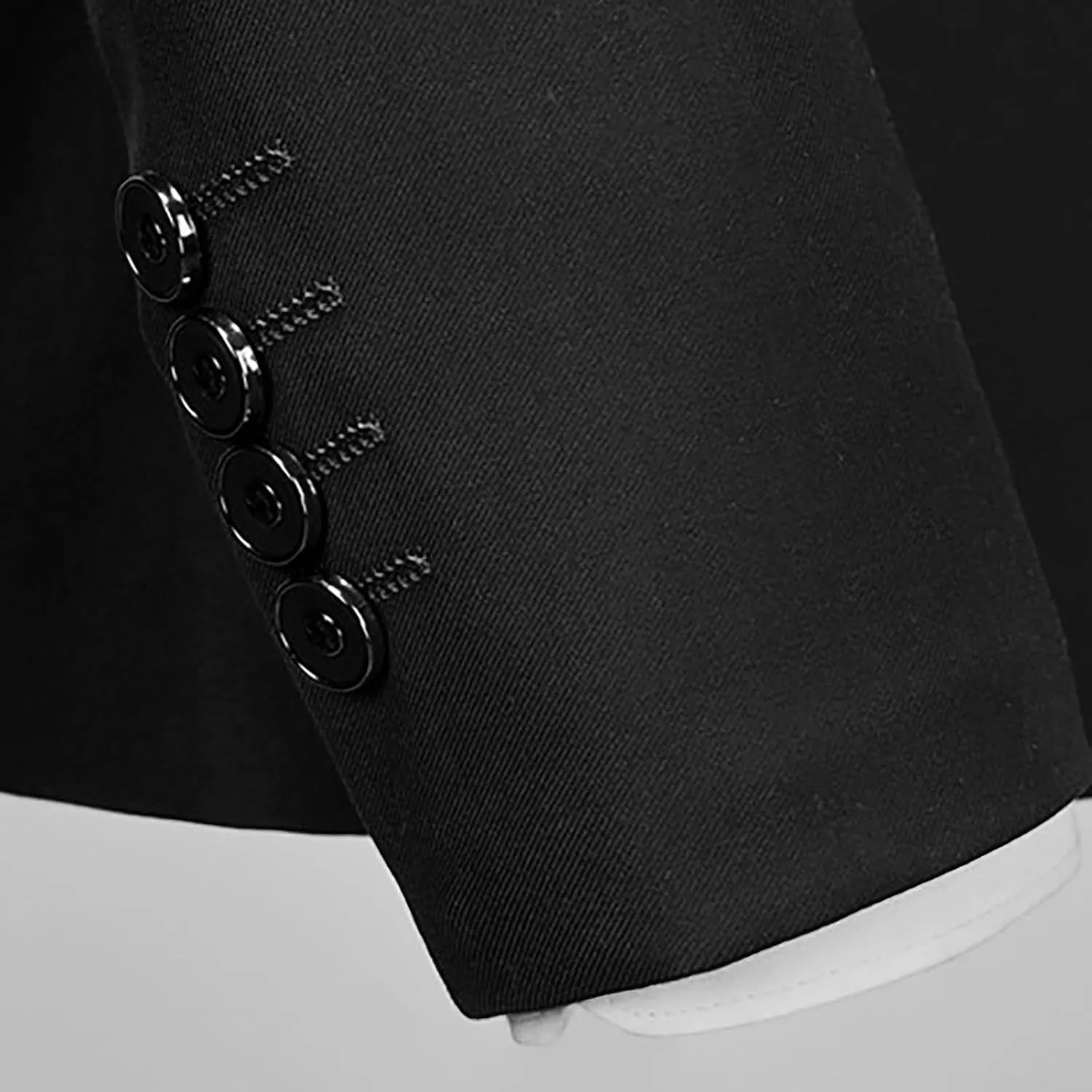 Men's Casual Blazer Notched Lapel Suit Jackets Classic Two Button Lightweight Business Sport Coat for Wedding Party