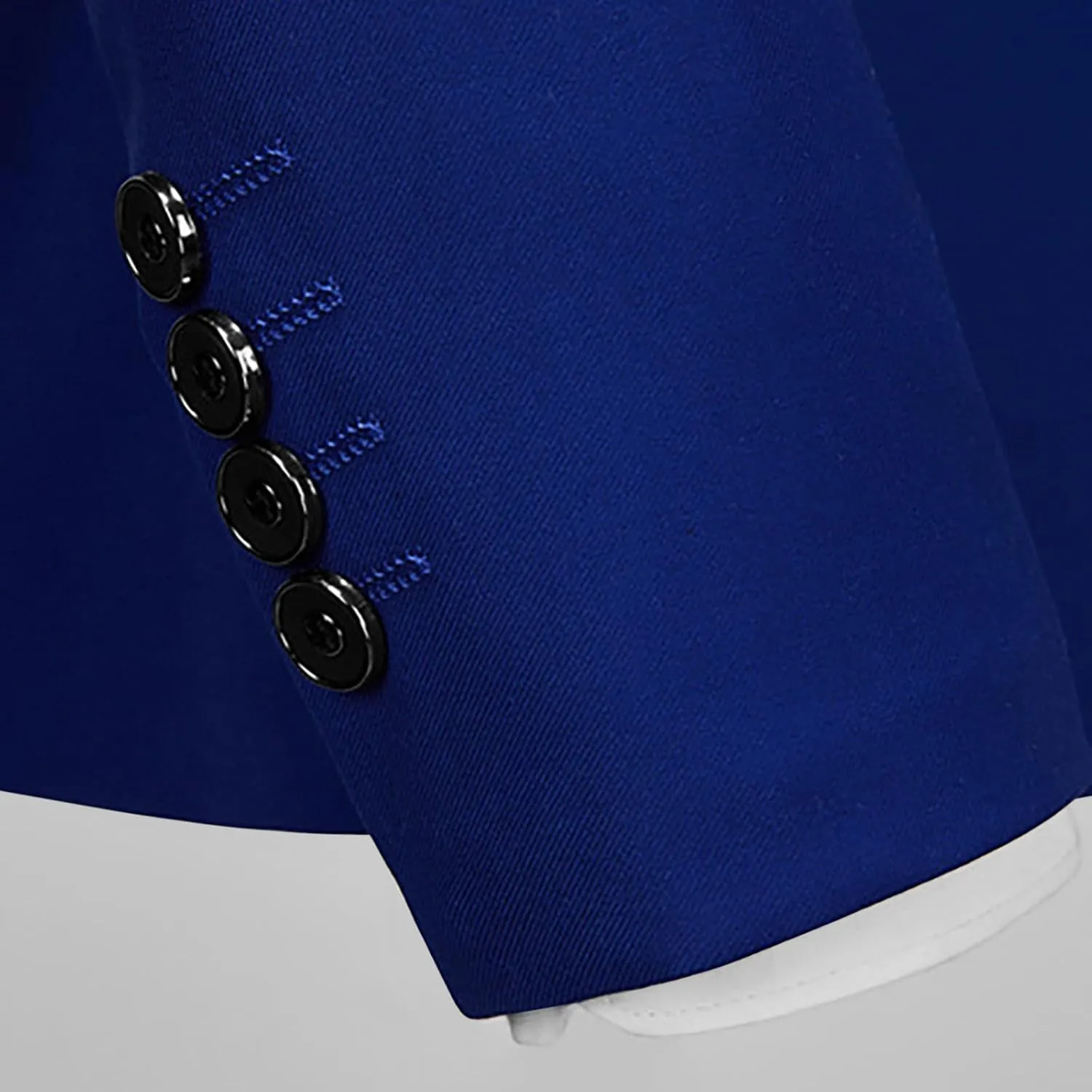 Men's Casual Blazer Notched Lapel Suit Jackets Classic Two Button Lightweight Business Sport Coat for Wedding Party