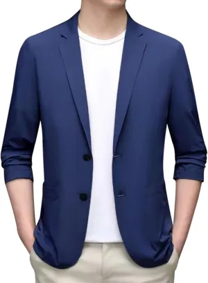Men's Casual Blazer Suit Jackets, 2 Button Lightweight Sport Coats, Elegant Jackets, Blazers for Men Fashion