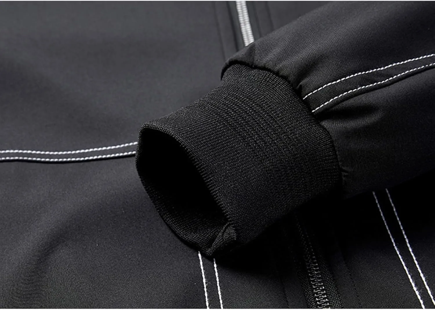 Mens Clothes Simple Camouflage Pocket Cardigan Zipper Sweater Jacket Heavyweight Hoodie Mens Zip Up Hoodie Black