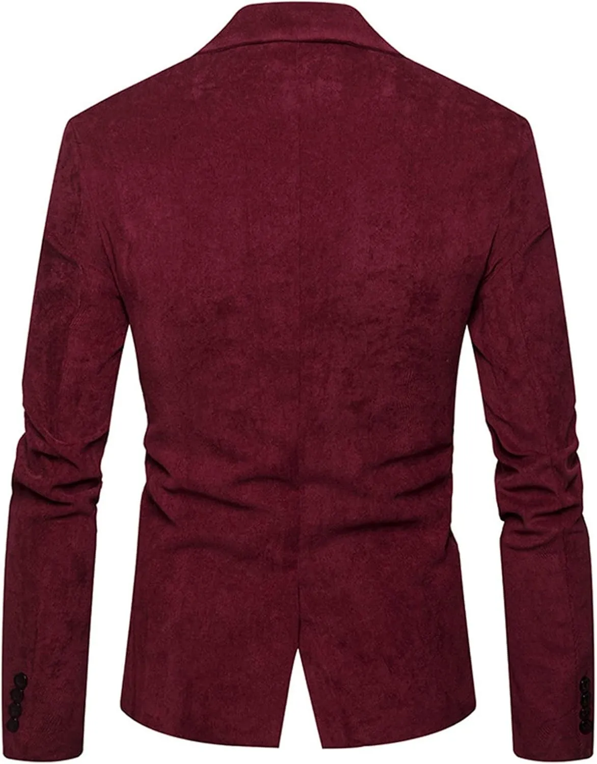 Men's Corduroy Suit Jackets Slim Fit Casual Blazer 2023 Fahsion One Button Lightweight Travel Formal Business Sport Coat
