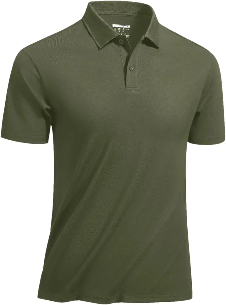 Men's Cotton Quick Dry Polos Shirts Short Sleeve Woven Work T-Shirts Casual Outdoor Cooling Tee Tops