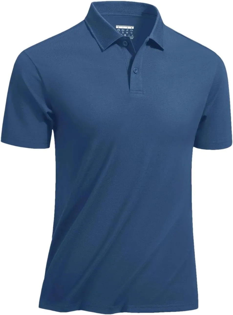 Men's Cotton Quick Dry Polos Shirts Short Sleeve Woven Work T-Shirts Casual Outdoor Cooling Tee Tops