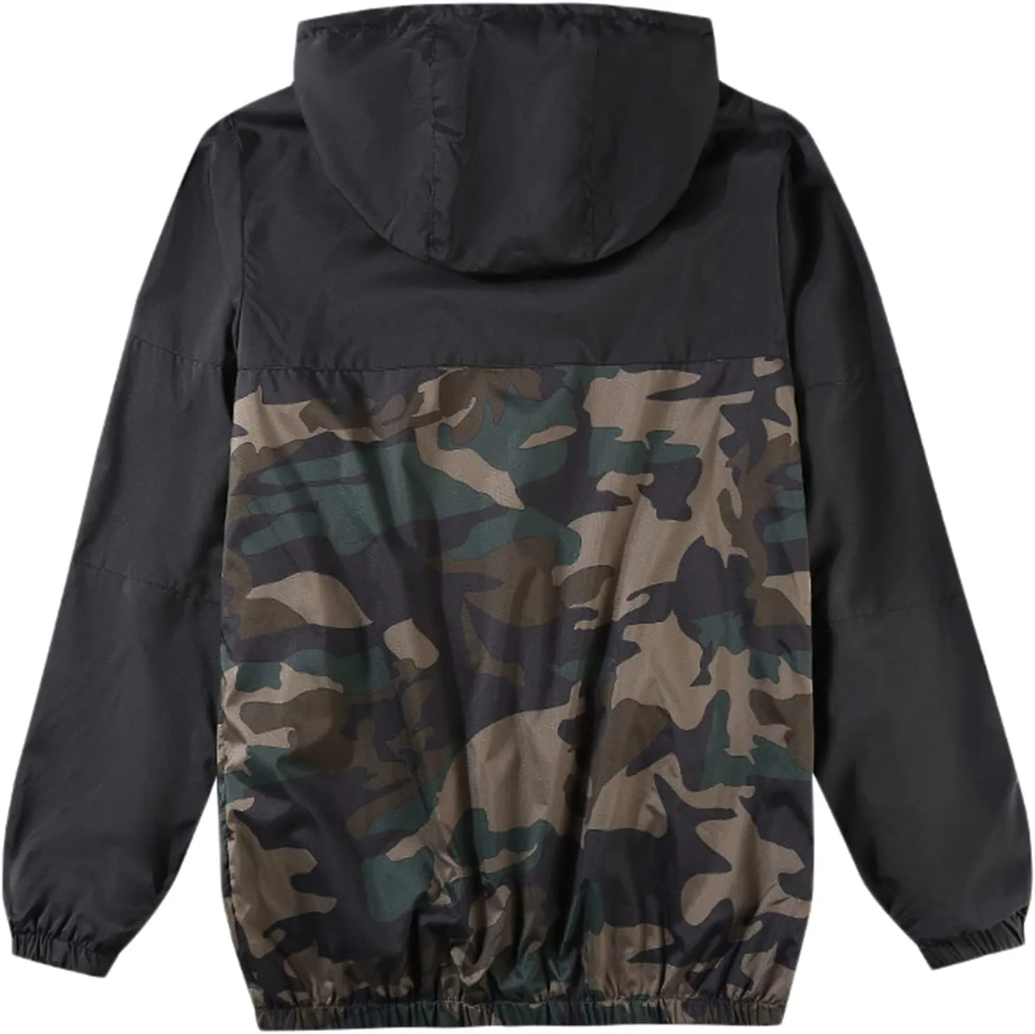 Mens Fashion Camouflage Pocket Cardigan Zipper Sweater Jacket Mens Casual Wool Coat