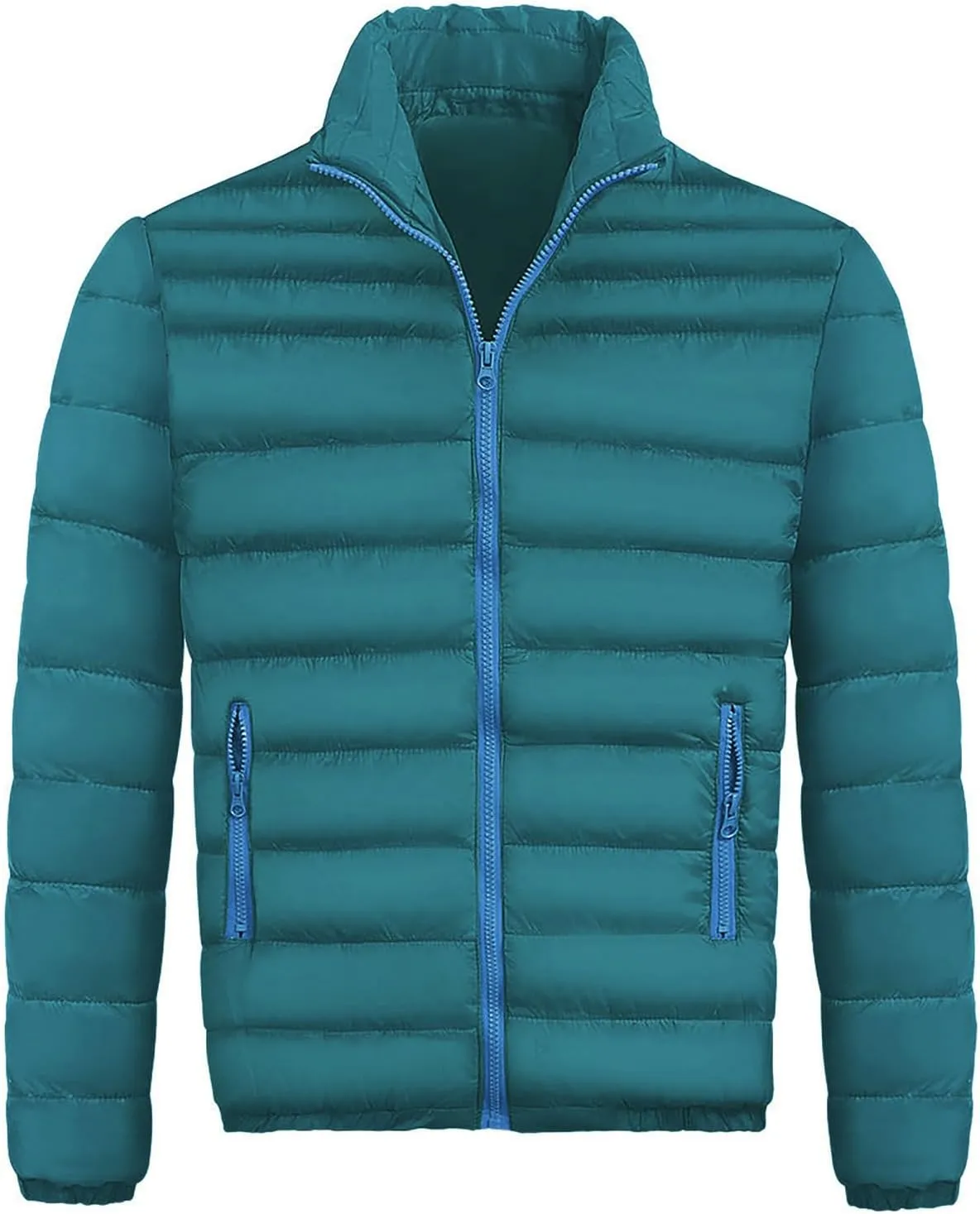 Men's Jacket Winter Puffer Jacket Fleece Warm Lightweight Coat Outerwear Cold Weather Jackets, M-3XL