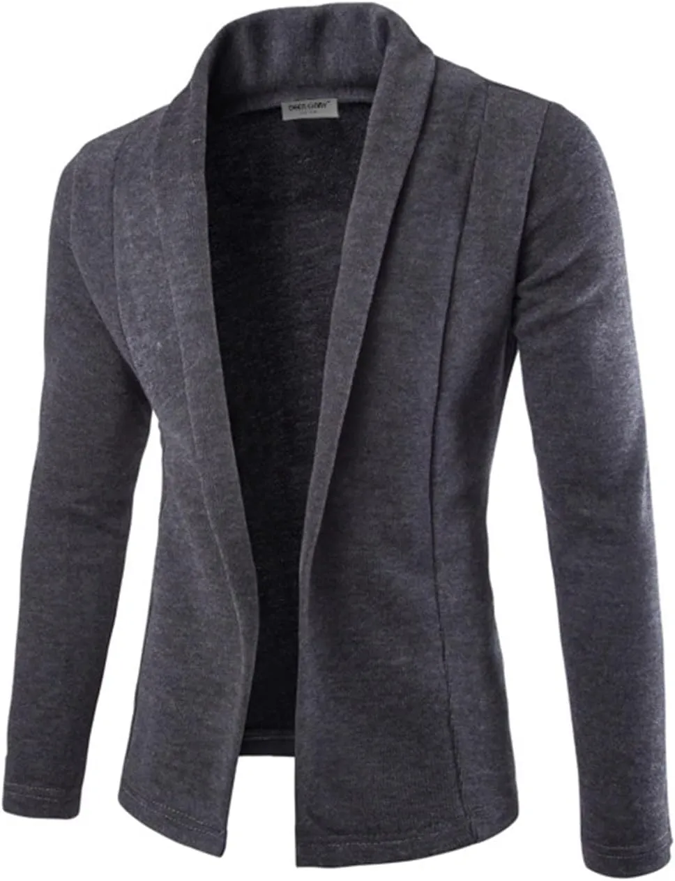 Mens Stylish Casual Cardigan Sweater Comfortable Slim Fit Fall 2024 Winter Coats Shawl Collar Soft Fabric V Neck Jackets