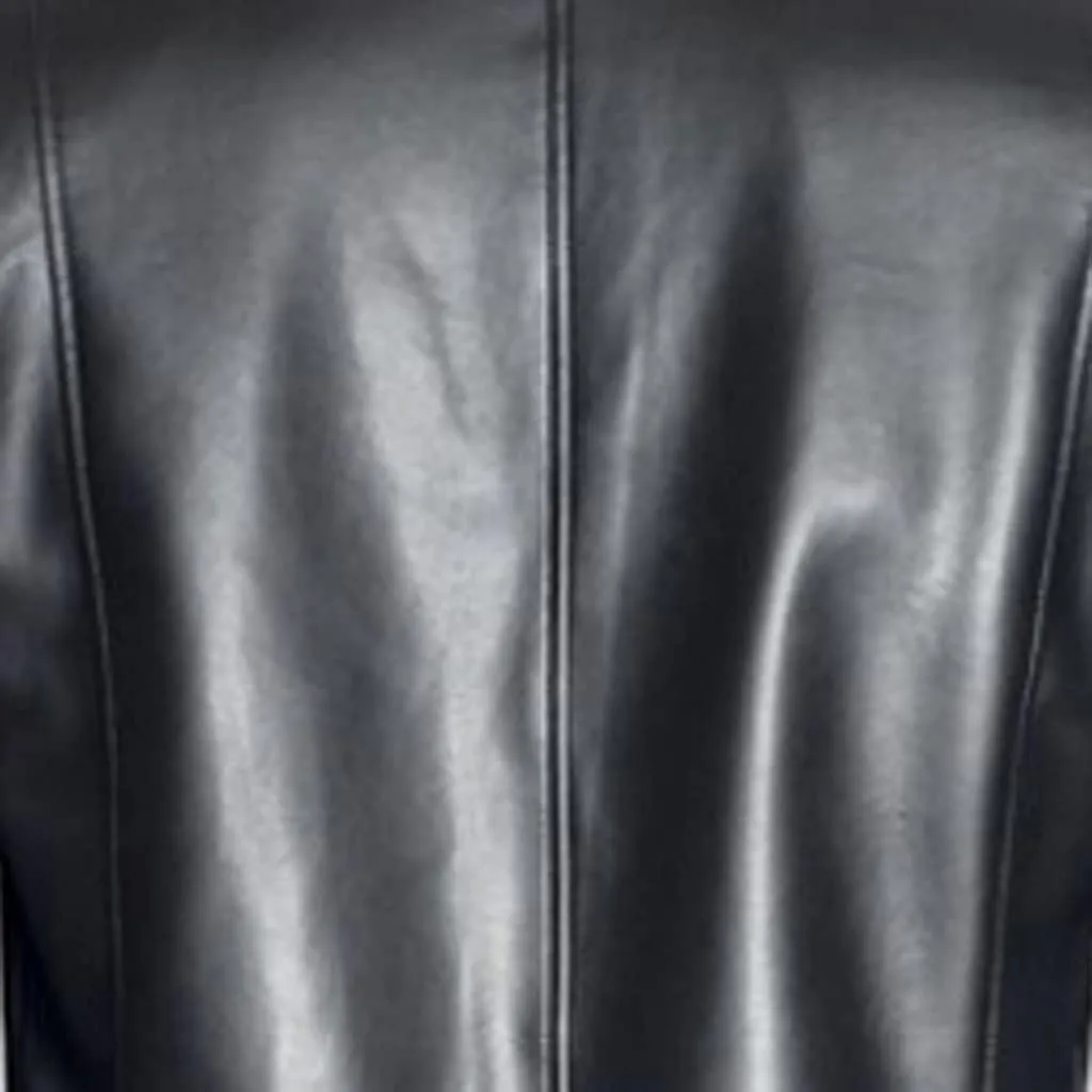 Mens Vintage Classic WW2 Officer Military Uniform Black Leather Trench Coat Jacket Long Trench Coat Motorcycle Jakcet