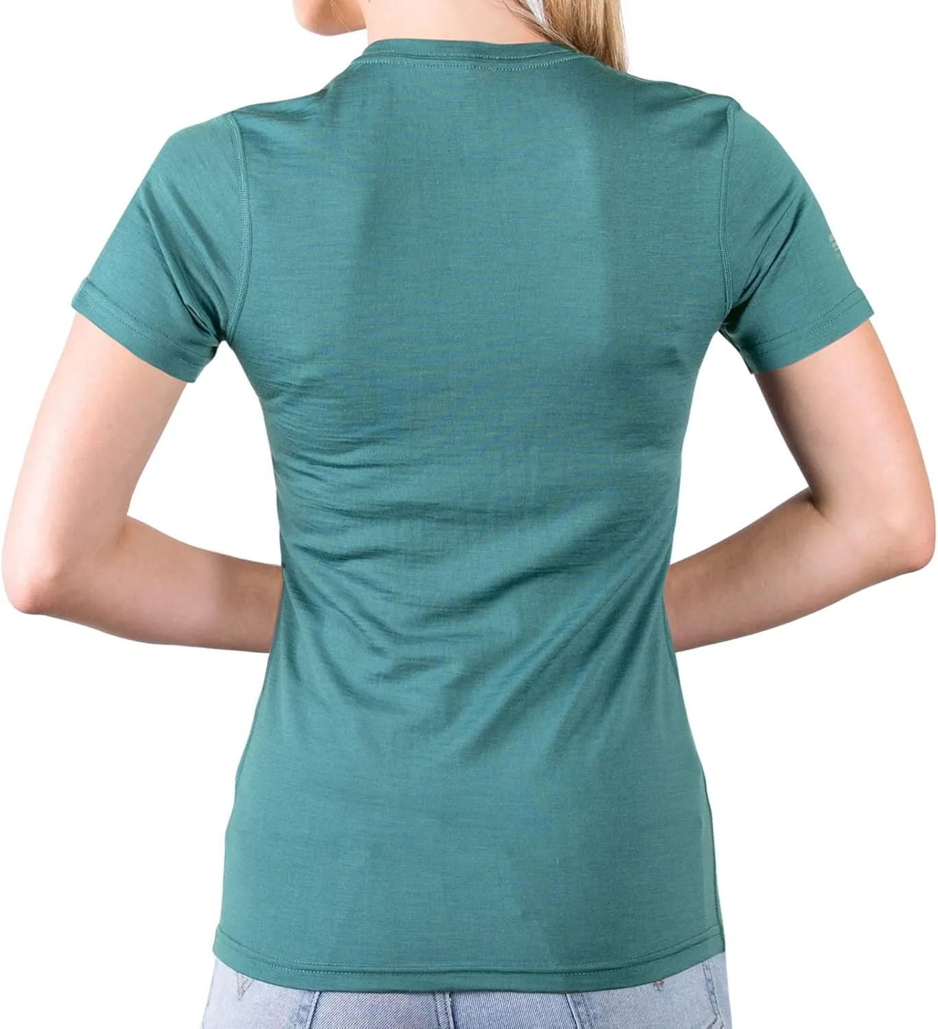 MERIWOOL Womens Merino Wool Short Sleeve T Shirt Lightweight Base Layer Tee