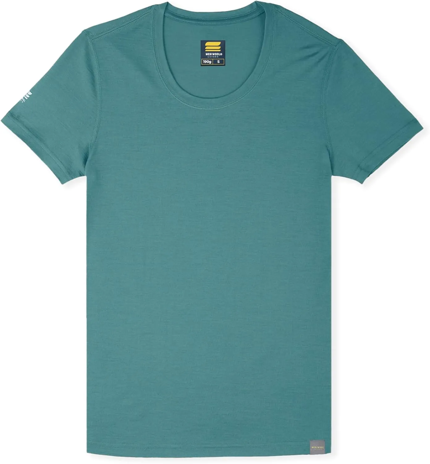 MERIWOOL Womens Merino Wool Short Sleeve T Shirt Lightweight Base Layer Tee