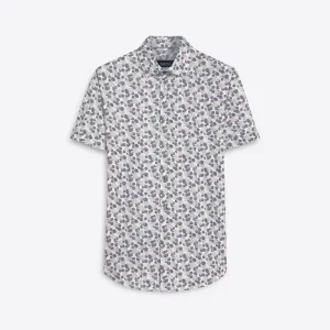 Miles Leaf Print OoohCotton Short Sleeve Shirt