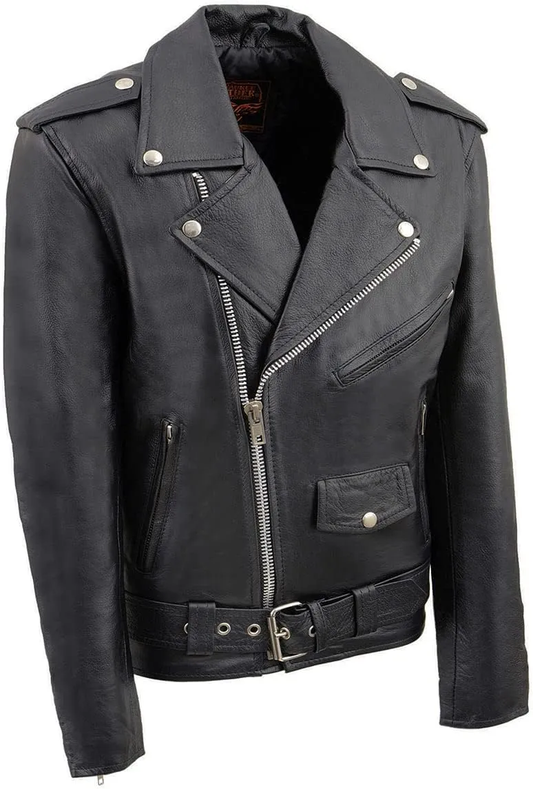 Milwaukee Leather LKY1965 Youth Size Black Waterproof Lightweight Zipper Front Soft Shell Jacket