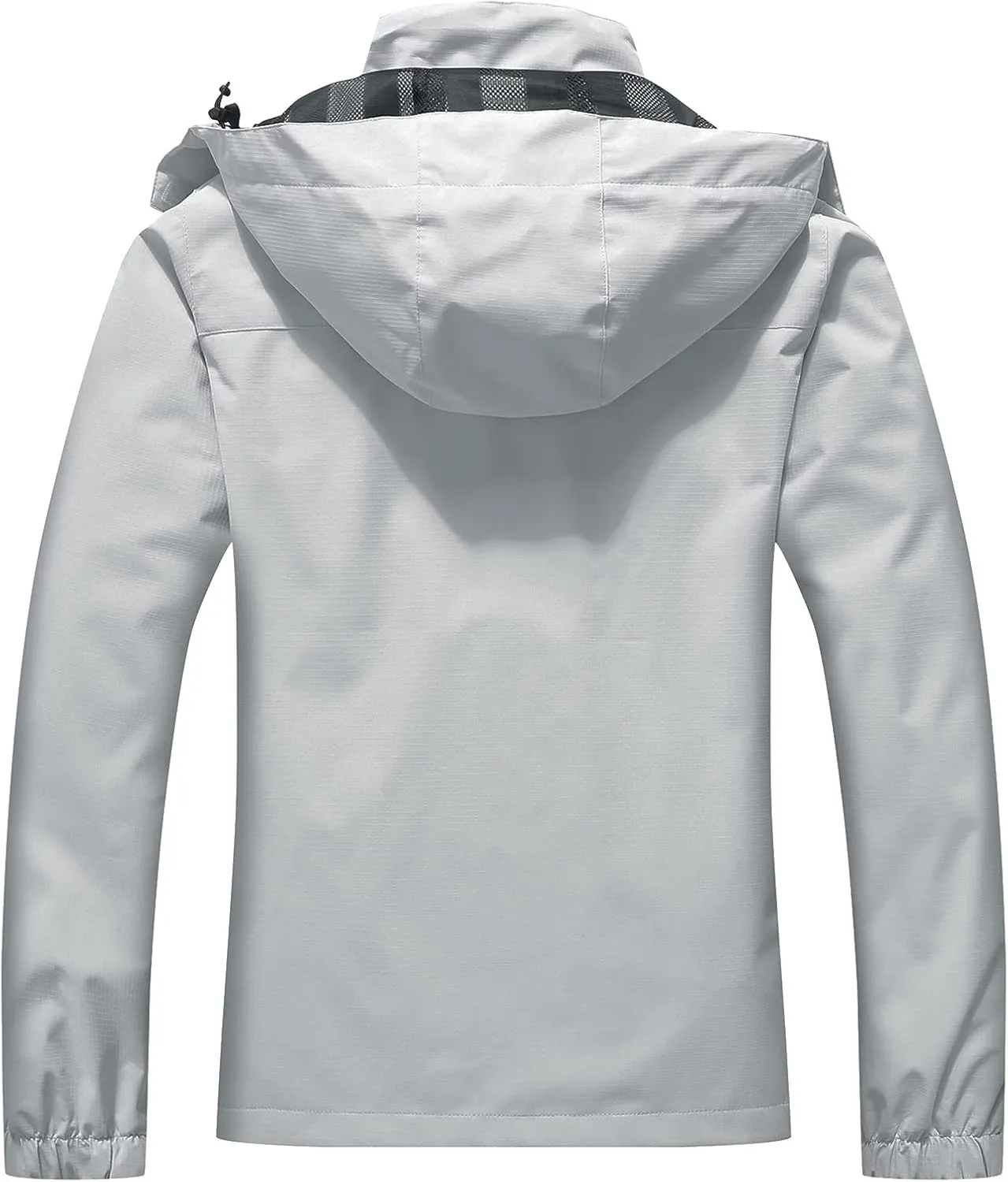 MOERDENG Women's Waterproof Rain Jacket Outdoor Lightweight Hooded Raincoat for Hiking Travel