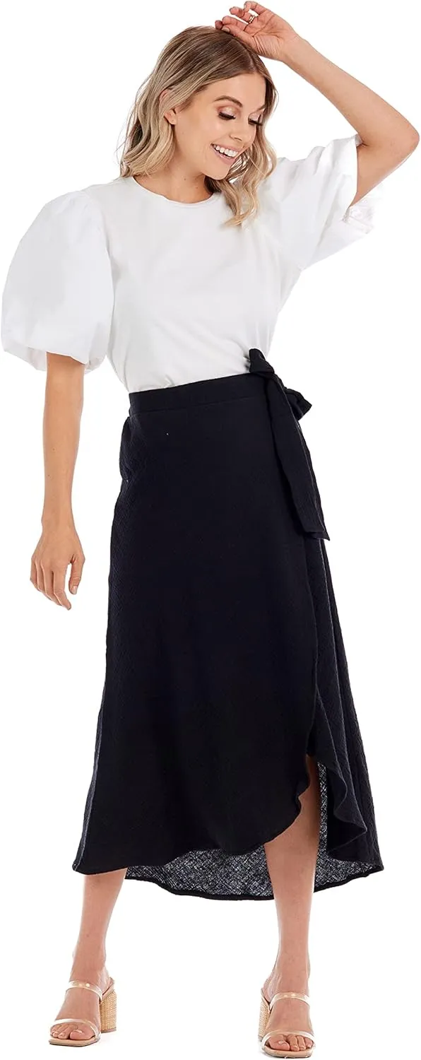 Mud Pie Women's Mallie Wrap Skirt