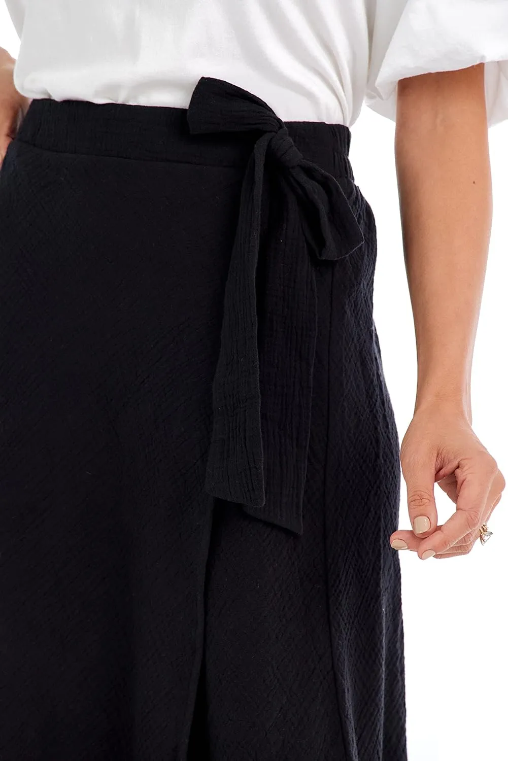Mud Pie Women's Mallie Wrap Skirt