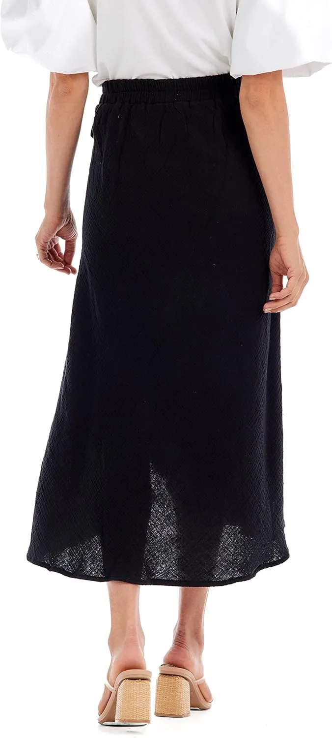 Mud Pie Women's Mallie Wrap Skirt