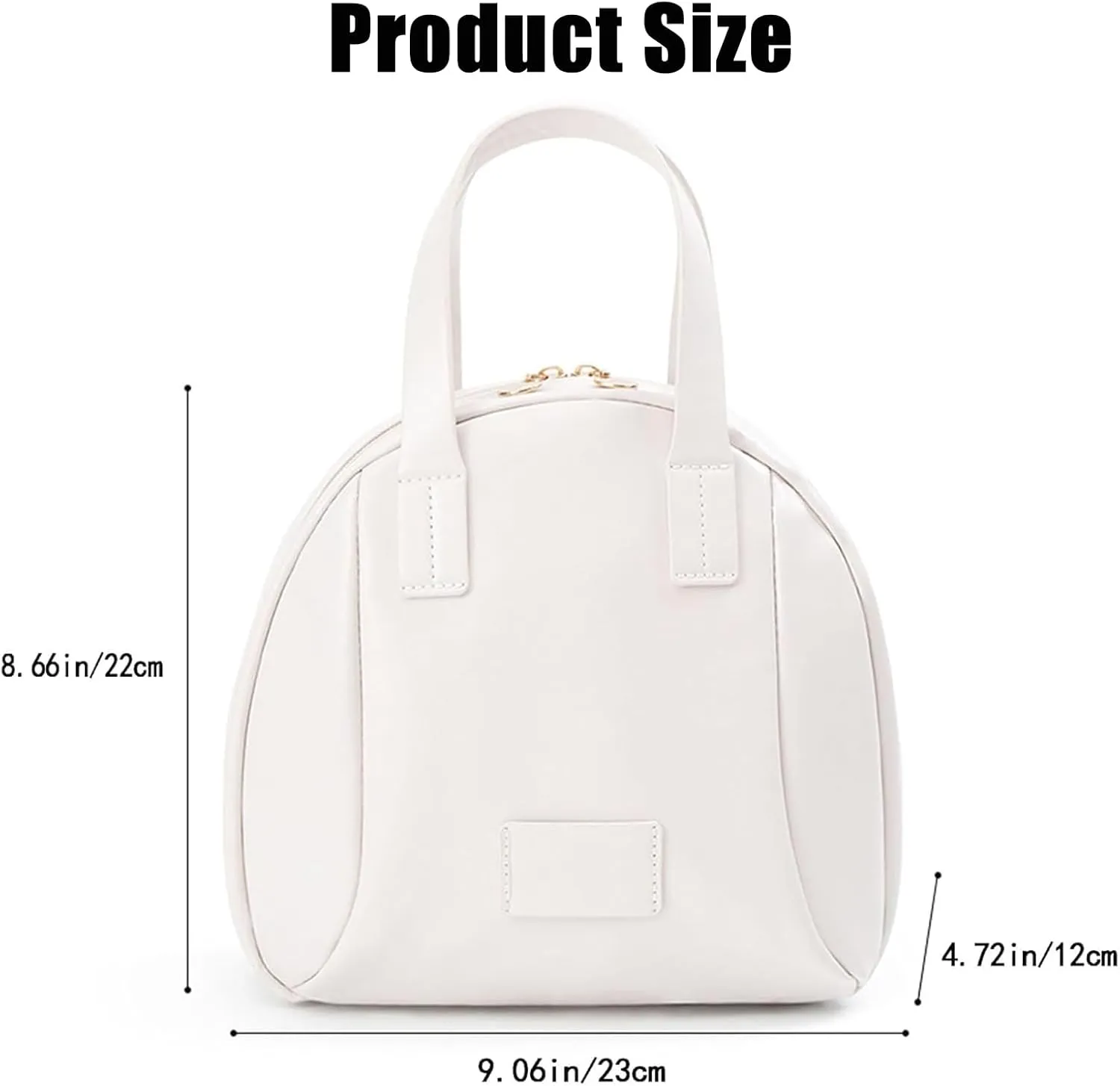Multi-layered Shell-Shaped Cosmetic Bag,Portable Makeup Bag,Leather Waterproof Cosmetic Bag,Travel Makeup Bag (White)