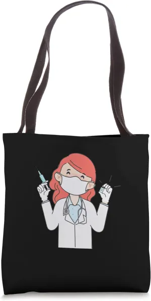 Nurses Call The Shots Nurse Medical Doctor Tote Bag