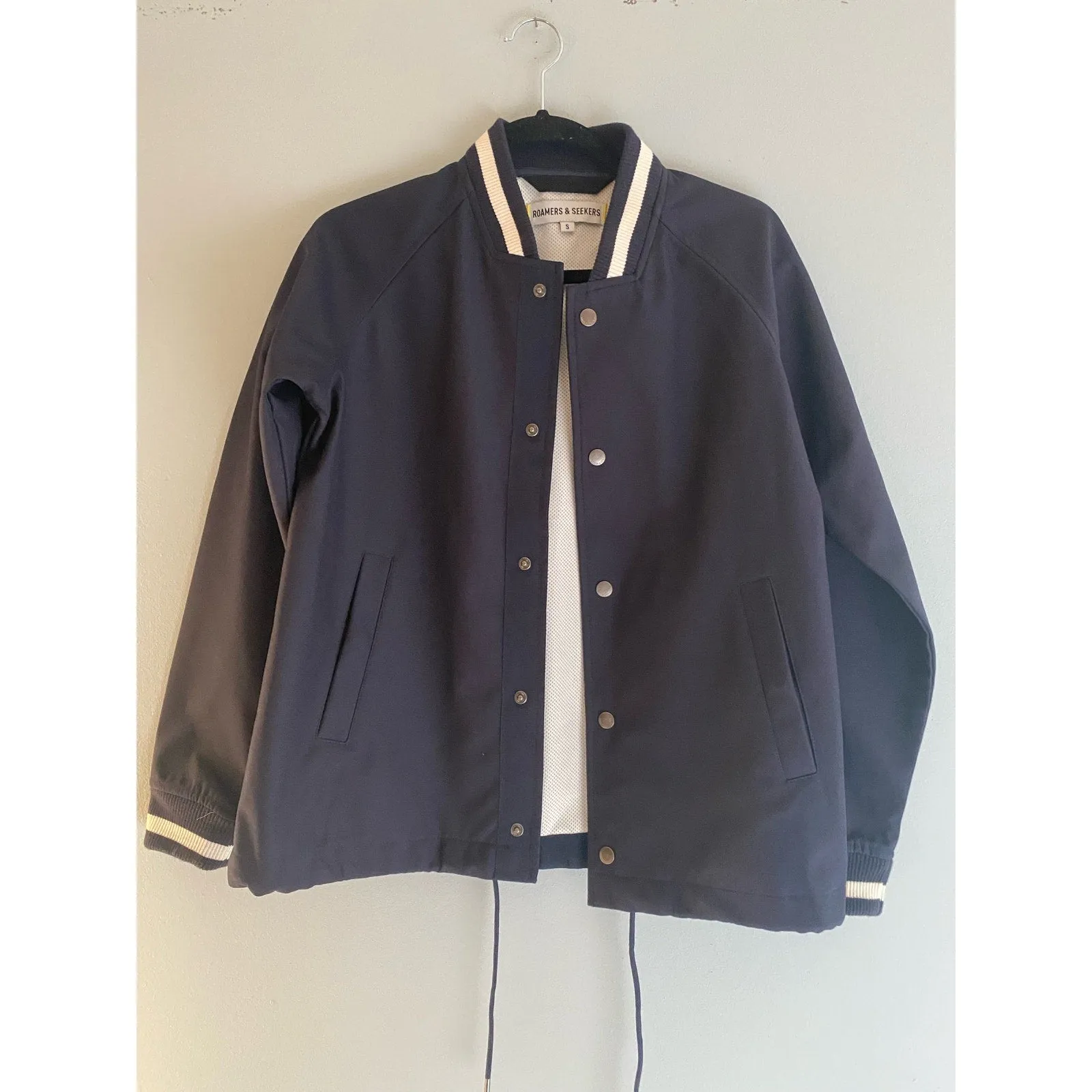 NWOT Roamers & Seekers Varsity Jacket Size S
