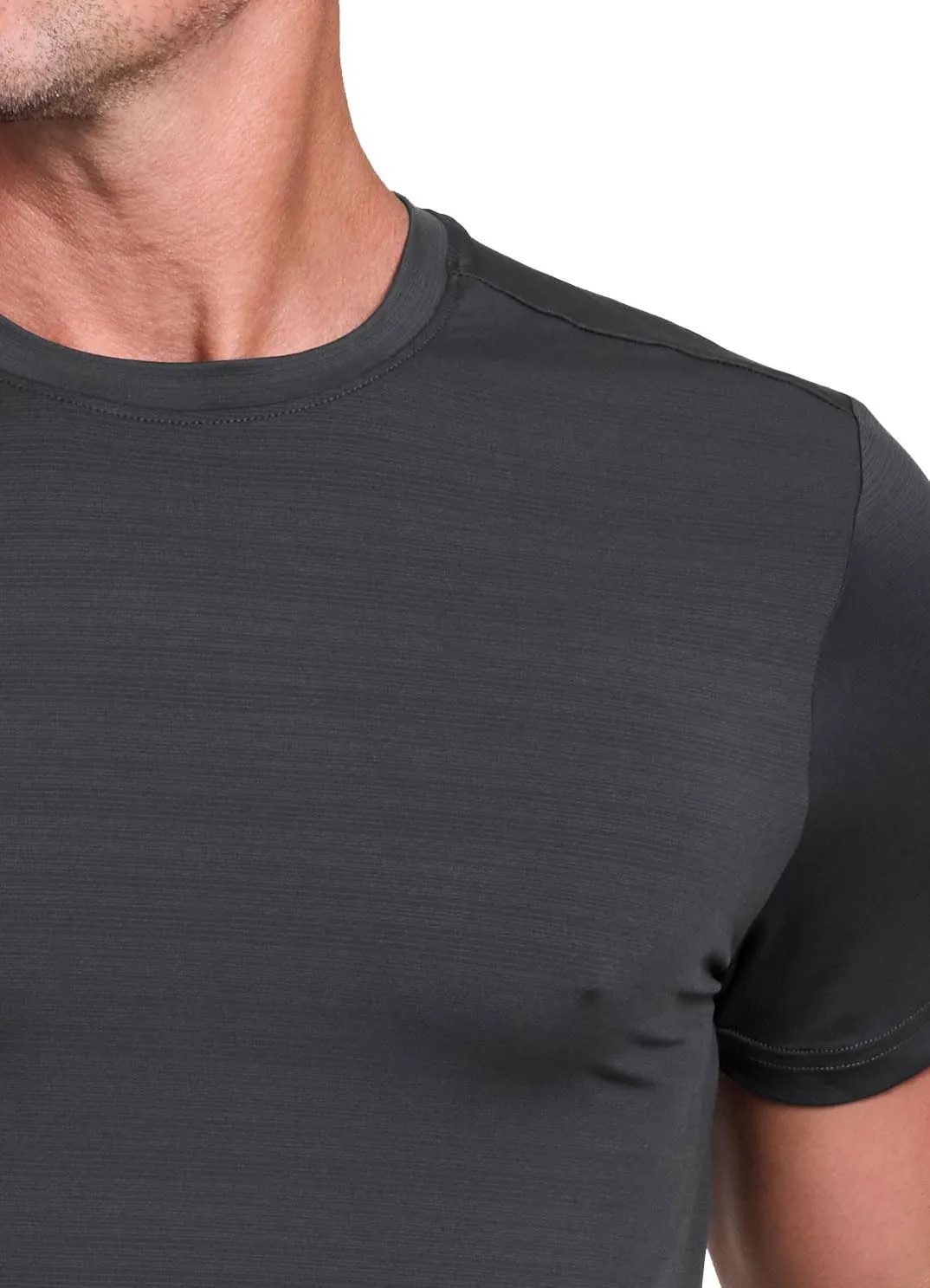 RBX Active Men's Athletic Fit Workout Tee, Short Sleeve Moisture Wicking Quick Drying Crewneck Training Shirt
