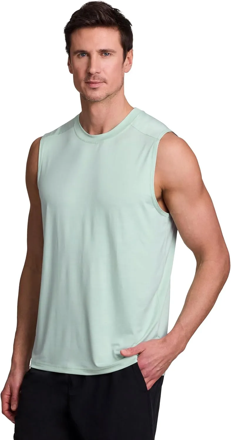 RBX Active Men's Lightweight Quick Dry Performance Sleeveless Muscle Tee
