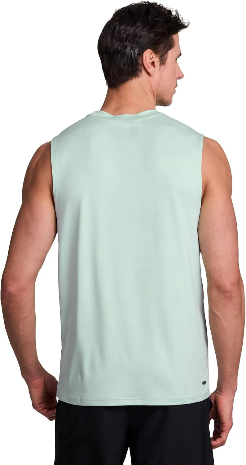 RBX Active Men's Lightweight Quick Dry Performance Sleeveless Muscle Tee