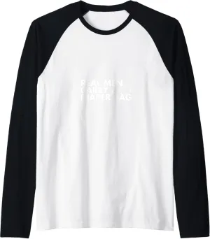 Real Men Carry A Diaper Bag Raglan Baseball Tee
