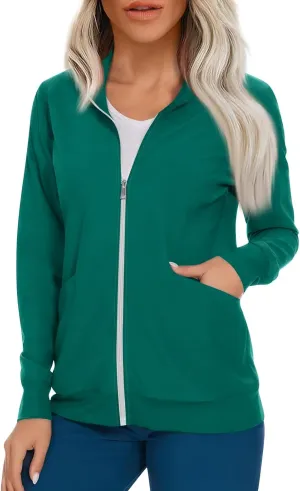 Scrub Jackets for Woman Printed Nurse Jackets for Women Scrub Jackets for Women Zip Up Nursing Jackets for Nurses
