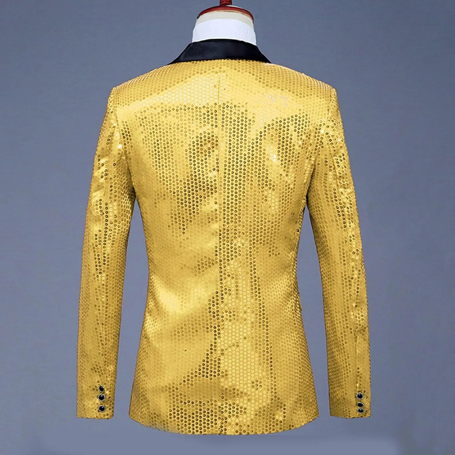 Sequin Blazer Metallic Suit Disco Prom Shiny Jacket Wedding Party Banquet Fashion Tuxedo for Mens Adult