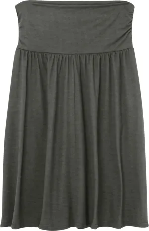 Skirts for Women Regular and Plus Size Skirt with Pockets Below The Knee Length Ruched Flowy Midi Women