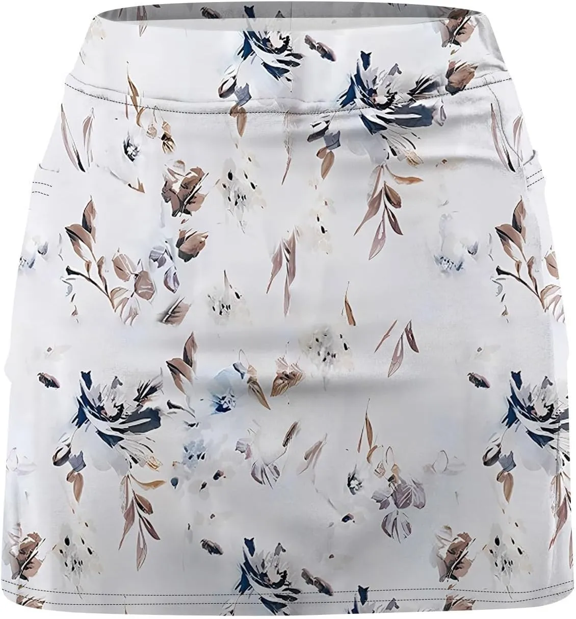 Skorts for Women Dressy Casual with Pockets Floral Print Plus Size Athletic Yoga Shorts Mini Tennis Skirt 2025