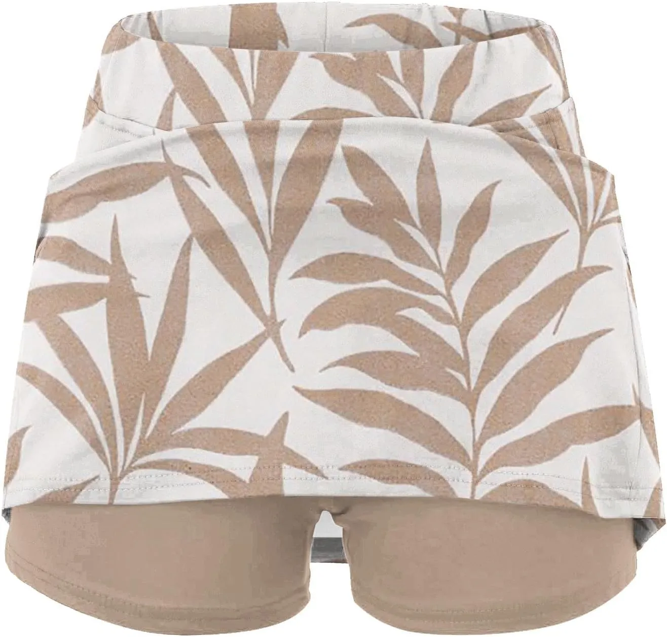 Skorts for Women High Waist Skirt Dressy Casual Plus Size with Underneath Tennis Skirt with Pockets Tummy Control