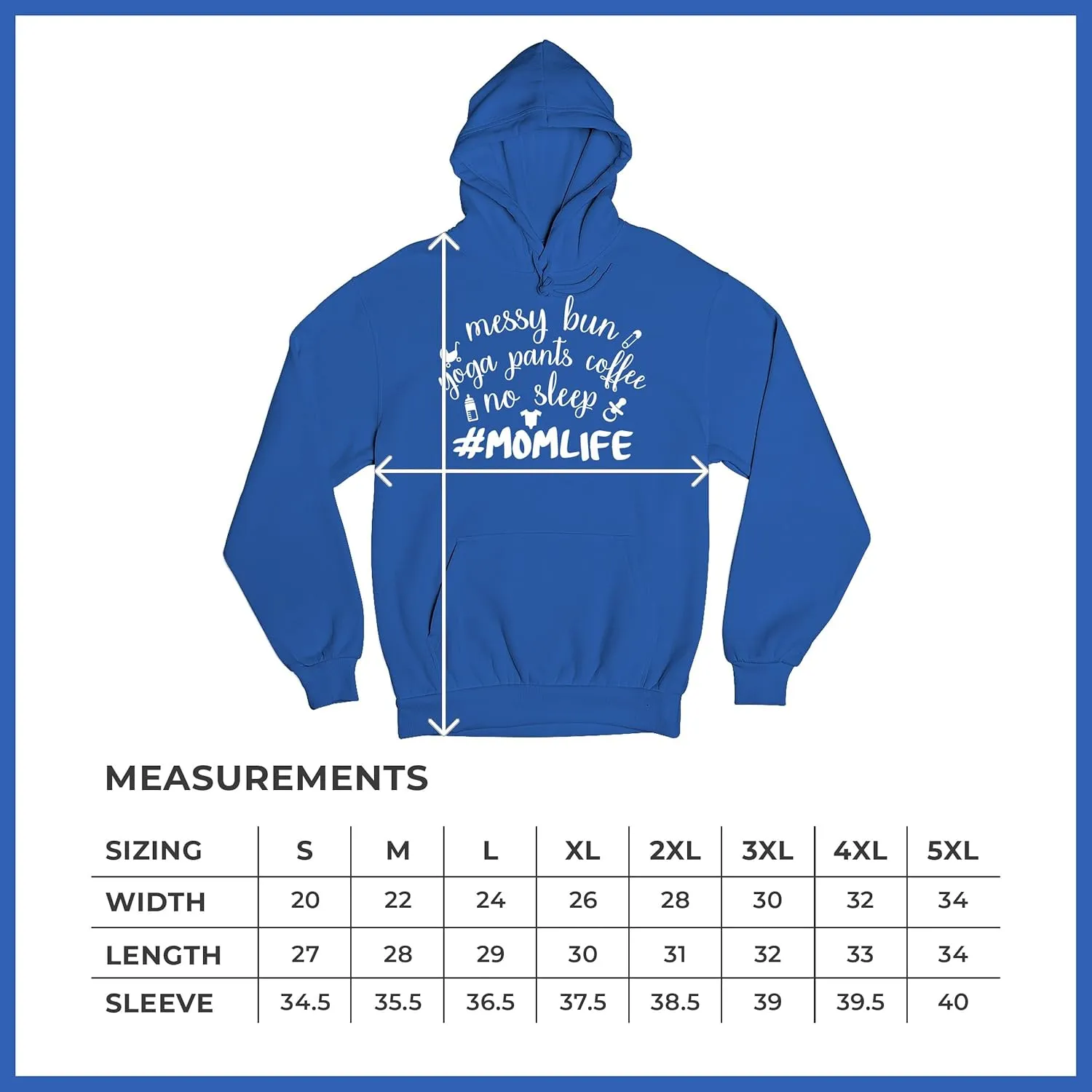 Tee Hunt Mom Life Sweatshirt Funny Messy Bun Yoga Pants No Sleep Motherhood Mama Bear Soccer Football Baseball Mommy Hoodie