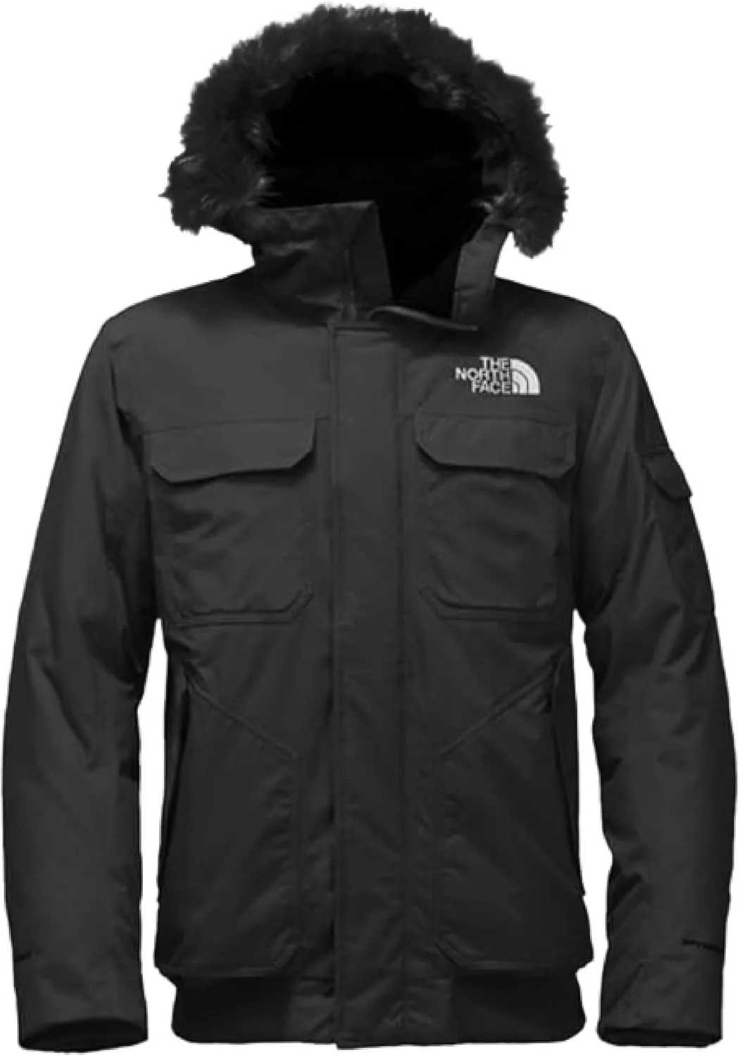 THE NORTH FACE Men's Gotham III Hooded Down Jacket (US, Alpha, Medium, Regular, Regular, Tnf Black)