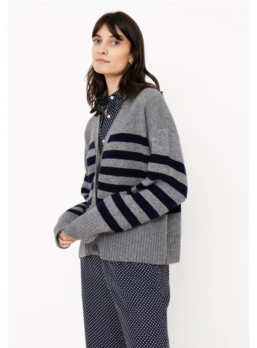 The Raffa ~ Heather Grey/Navy