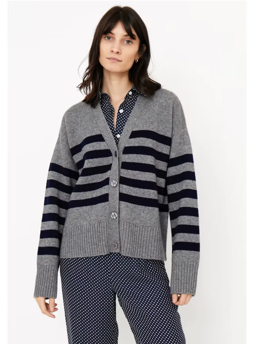 The Raffa ~ Heather Grey/Navy