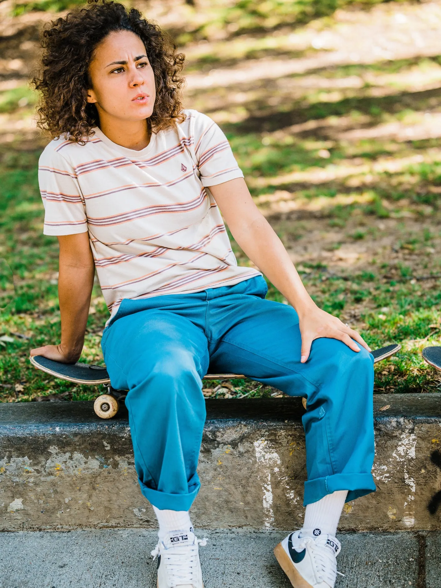 Thisthatthem Skate Pants - Harbor Blue