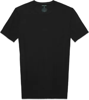 Tommy John Men's Crew Neck Undershirt, Second Skin Fabric, Slim Fit T-Shirt with Stay Tuck Design