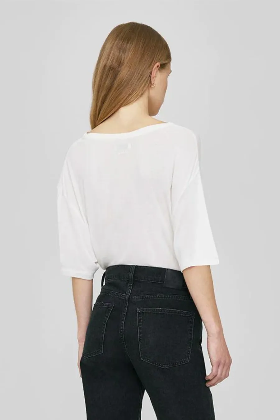 Vale Tee Off White Cashmere Blend