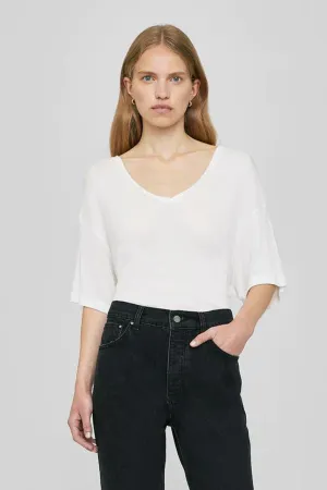 Vale Tee Off White Cashmere Blend