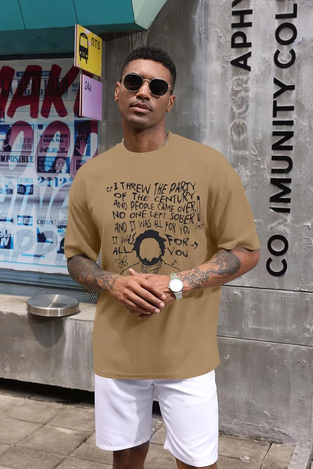 Vintage Merch Concert Shirt Hip Hop Rapper Tee Shirts Last Lap Tour Short Sleeve Pullover Tops Fans Gift