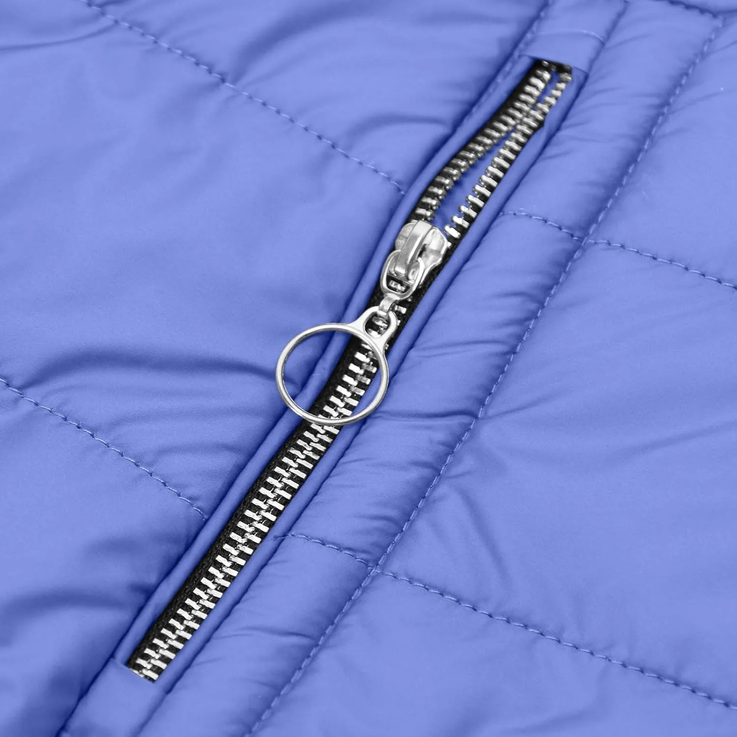 Winter Coats for Women Fleece Lining Puffer Down Parkas Jackets Warm Padded Bubble Zip Up Hooded Outwear with Pockets