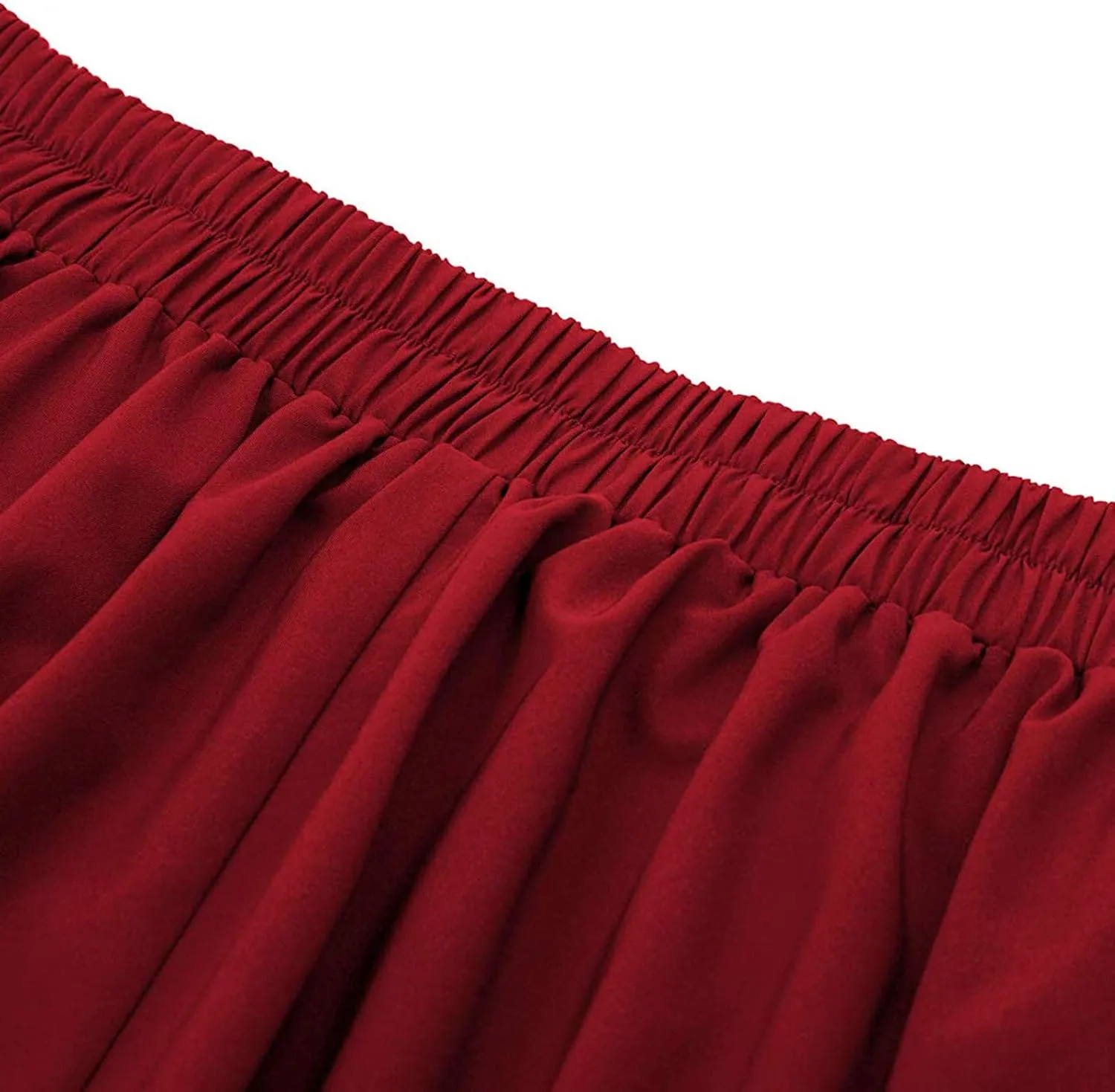 with Pockets High Fashion Vintage Casual Skirt Pleated Skirt Waist Women Skirt High Waist Trumpet Midi Skirt